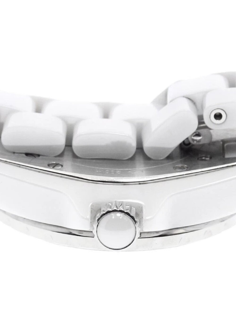 CHANEL J12 soft pink H4467 White ceramic Quartz Ladies Watch - Picture 6 of 7